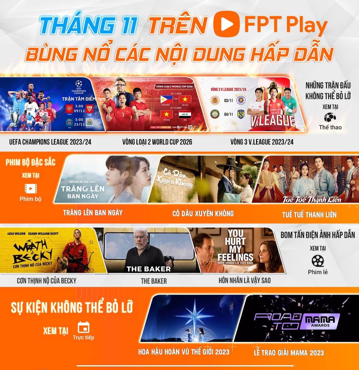 nội dung fpt play hấp dẫn T11